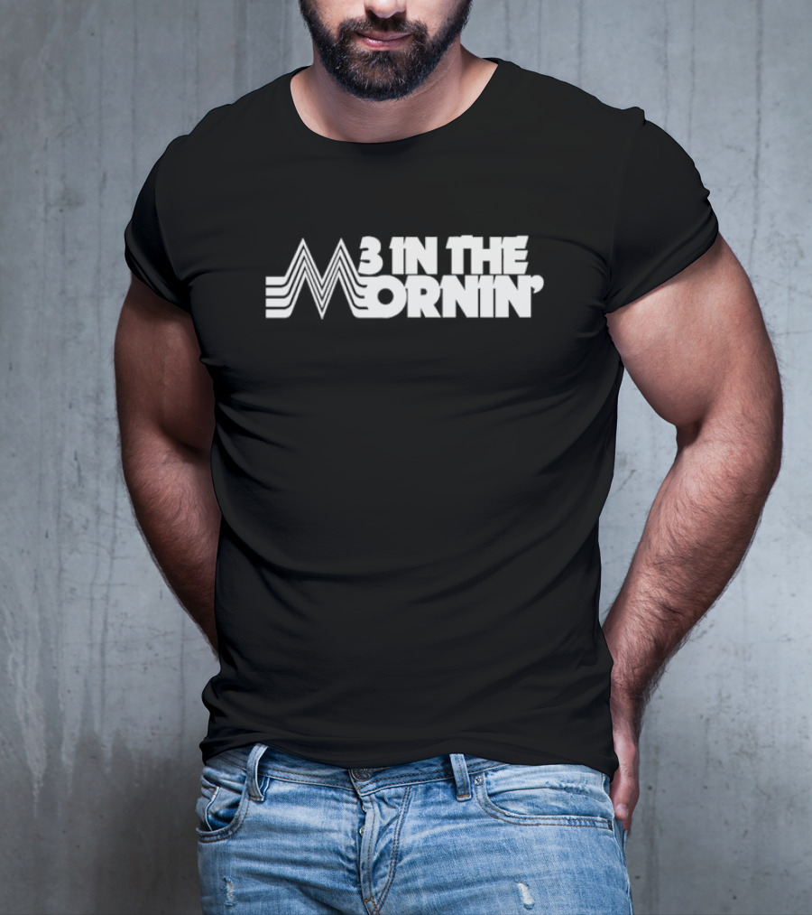 3 In The Mornin' Vintage 70s-Inspired Style Retro Lines T-Shirt
