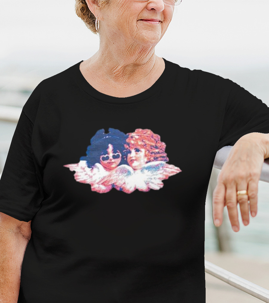 Heavenly Vintage Angel Duo Wings T-Shirt