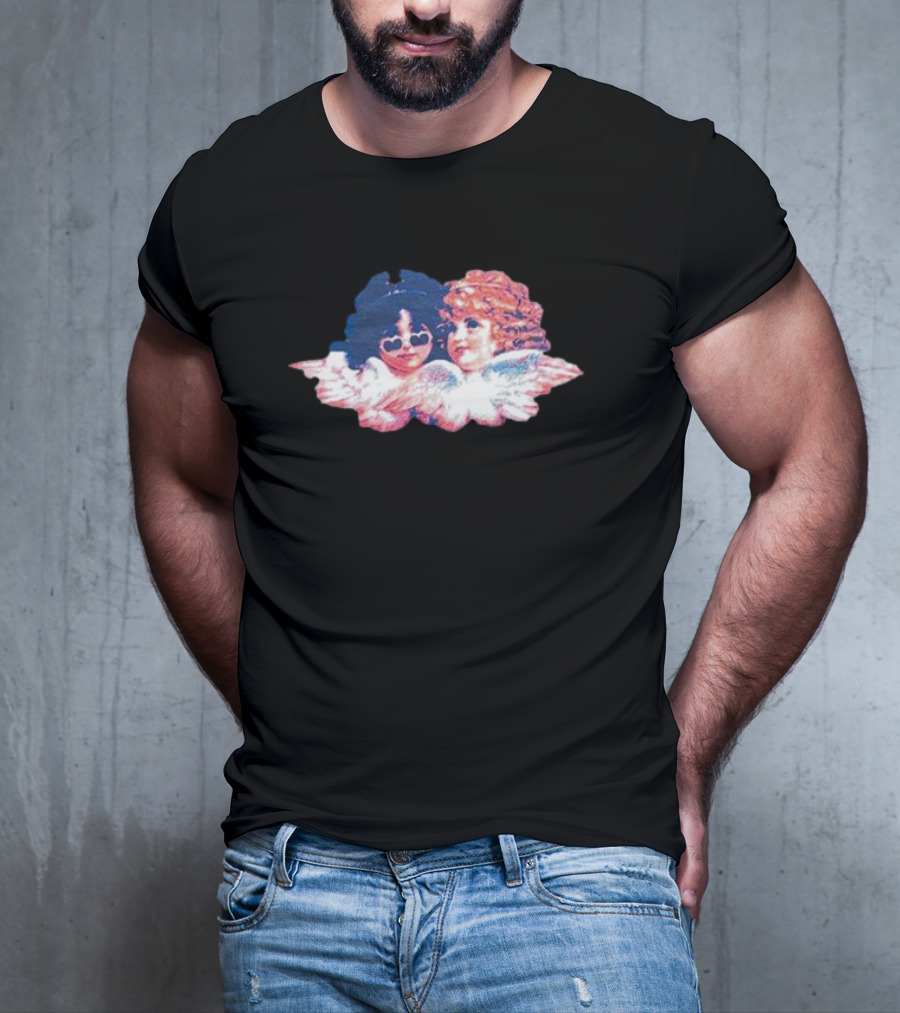 Heavenly Vintage Angel Duo Wings T-Shirt