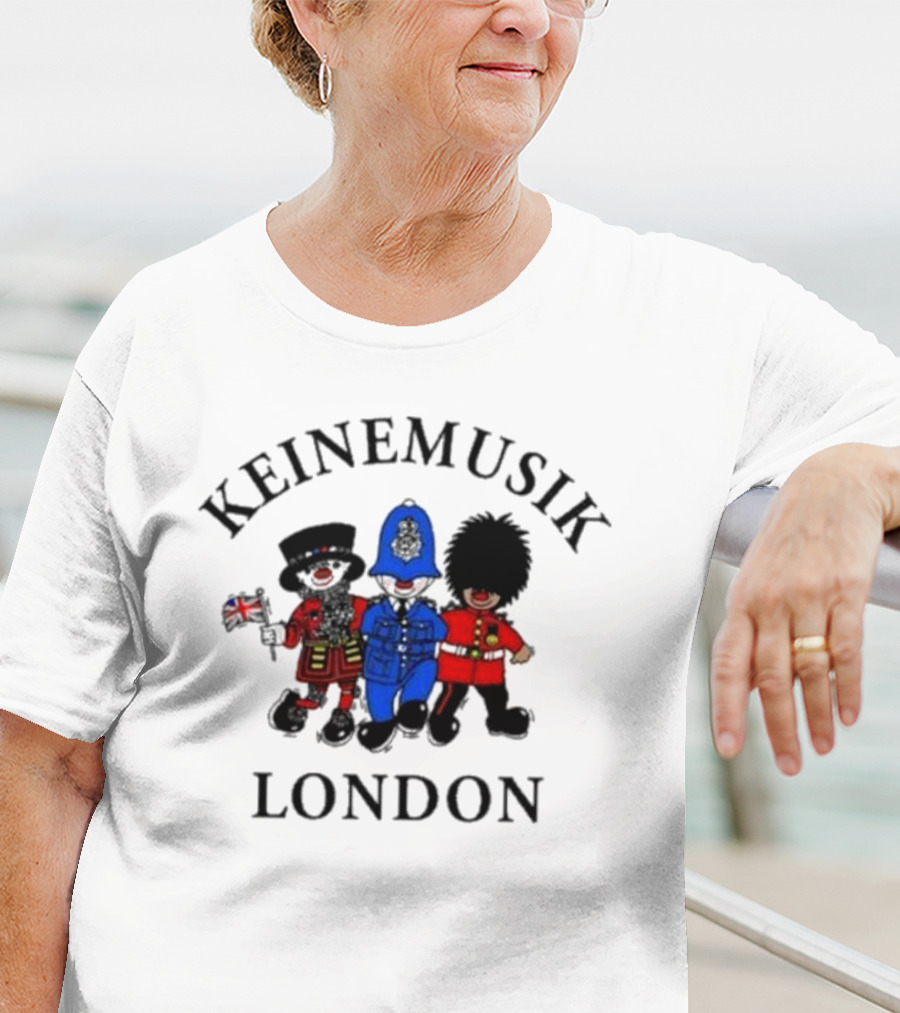 Keinemusik London Bone Soda British Guard Cartoon Characters T-Shirt