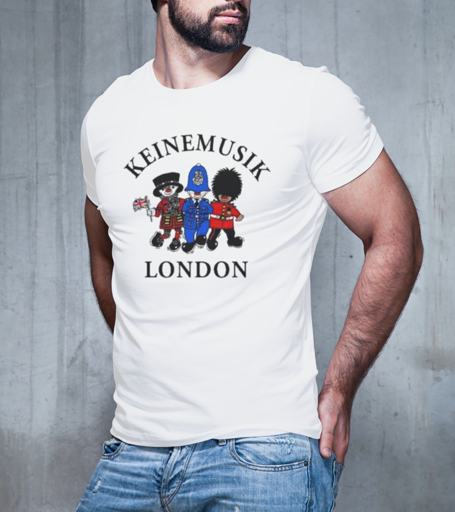 Keinemusik London Bone Soda British Guard Cartoon Characters T-Shirt