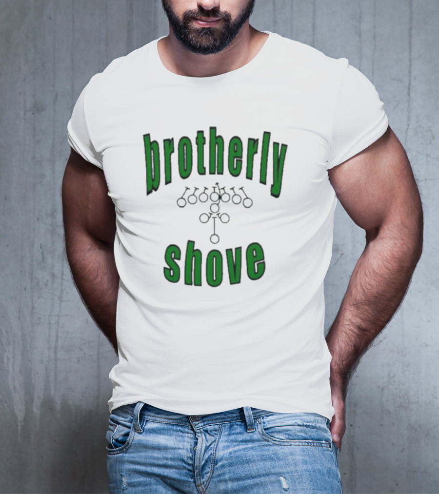 Brotherly Shove Football Play Formation T-Shirt