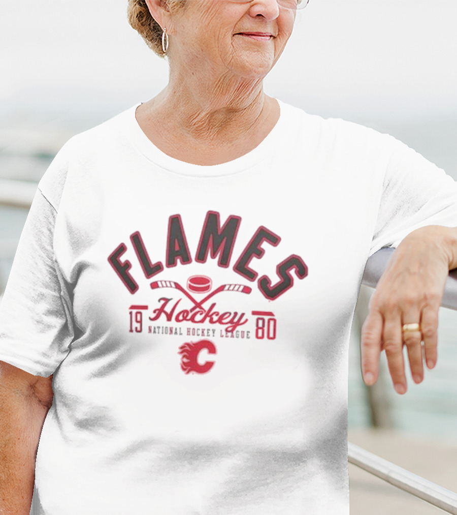 Flames Hockey 1980 National Hockey League Calgary T-Shirt