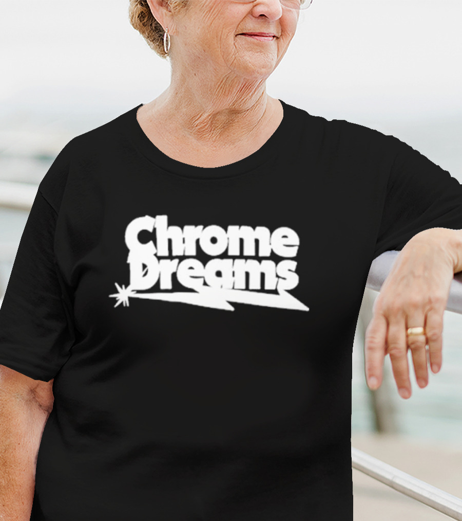 Chrome Dreams Logo With Starburst Accent T-Shirt