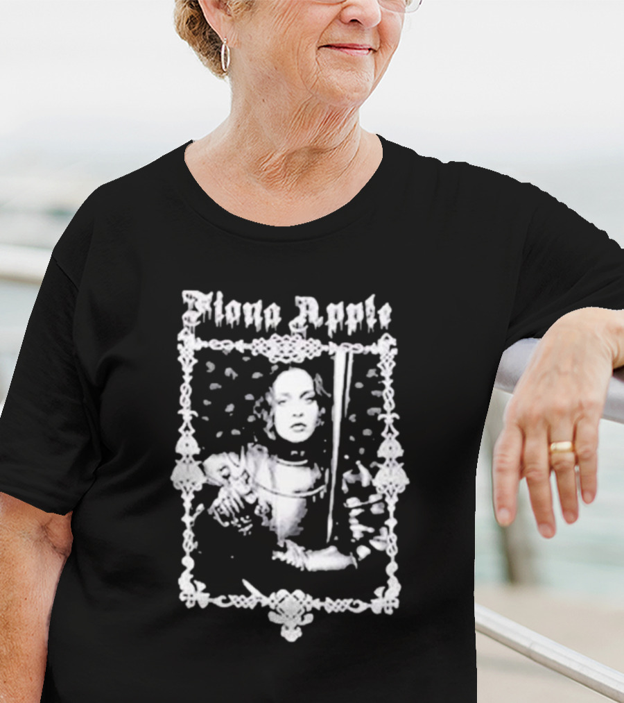 Fiona Apple Knightly Portrait In Ornate Medieval T-Shirt
