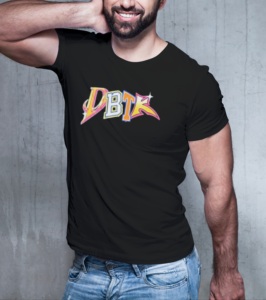 DBTK Colorful Logo Design Word T-Shirt
