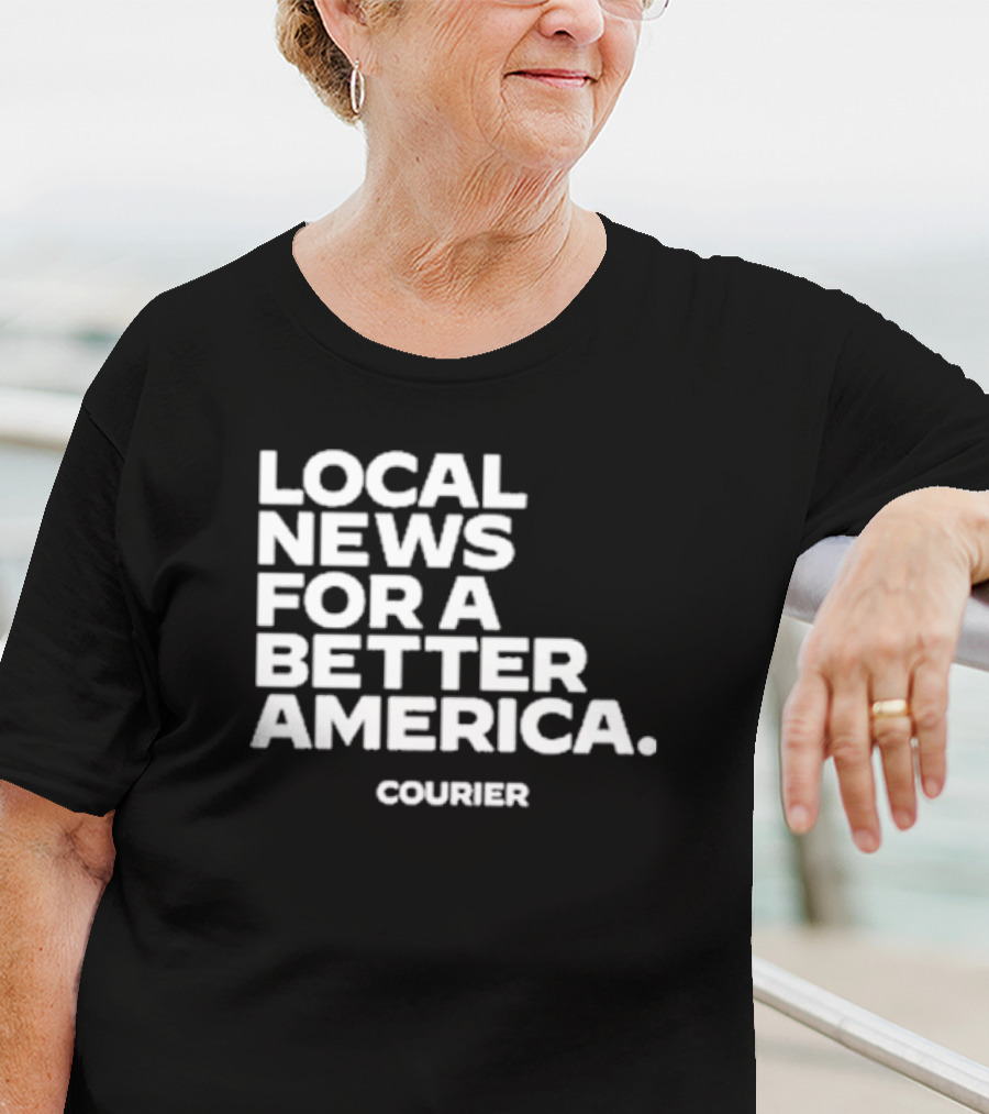 Local News For A Better America Courier T-Shirt