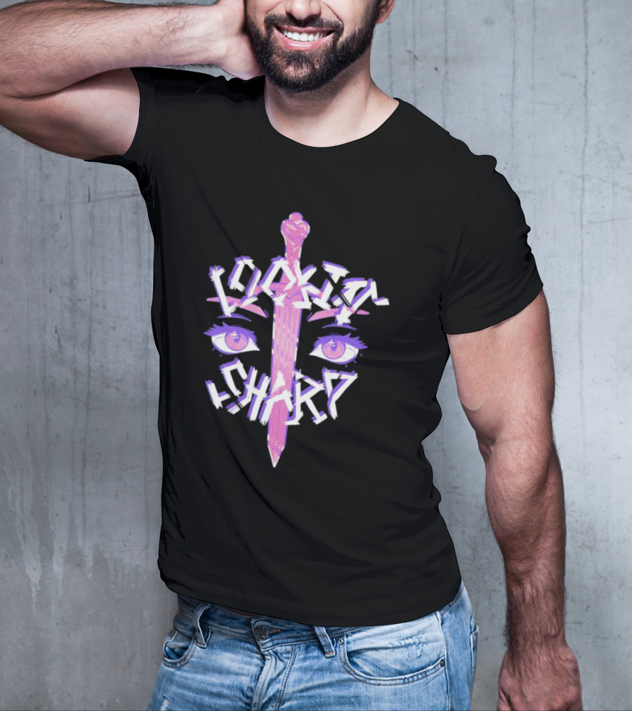 Lookin’ Sharp Kitty-Knife Eyes And Sword T-Shirt