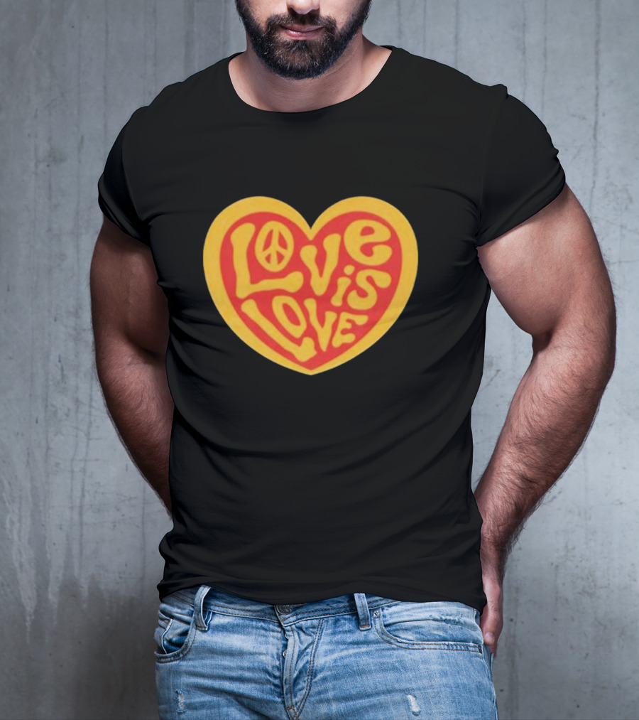 Love Is Love Peace Sign Heart T-Shirt