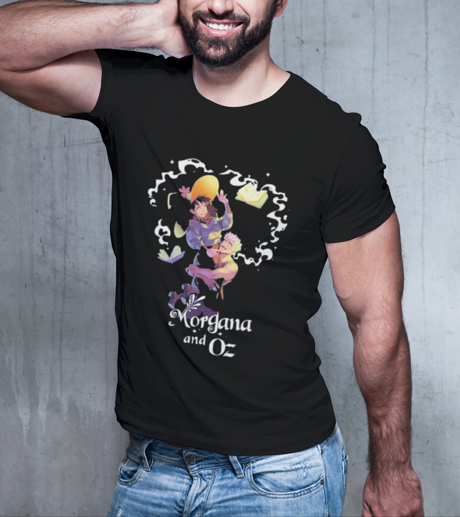 Morgana And Oz Floating Books Magic Adventures T-Shirt