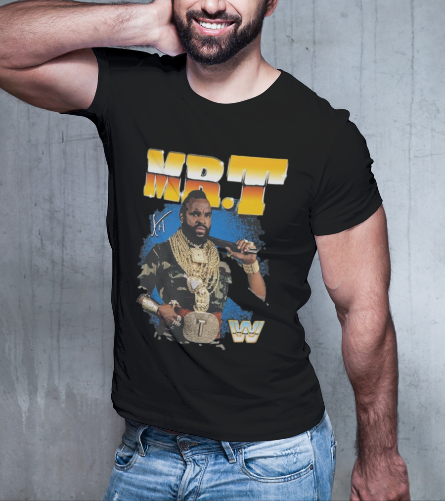 MR. T Signature Camouflage Chains Iconic T-Shirt