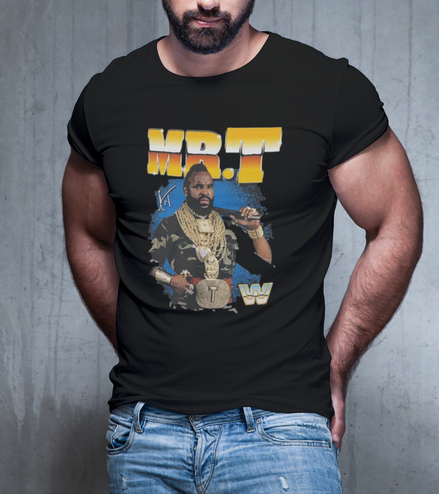 MR. T Signature Camouflage Chains Iconic T-Shirt