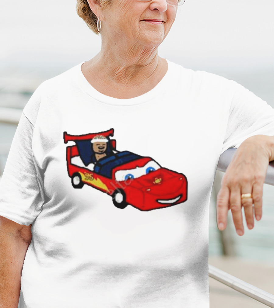Nbapaint Kyle Snooze-ma With Racing Car T-Shirt