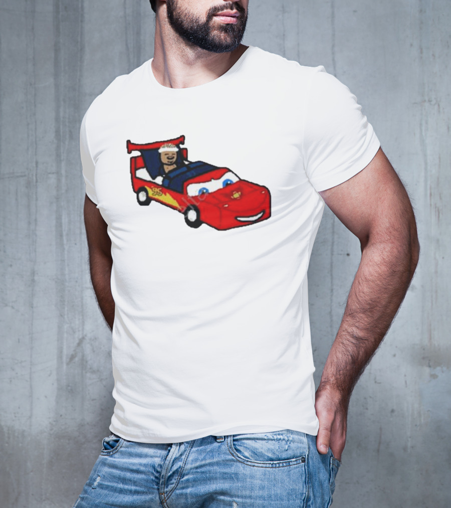 Nbapaint Kyle Snooze-ma With Racing Car T-Shirt