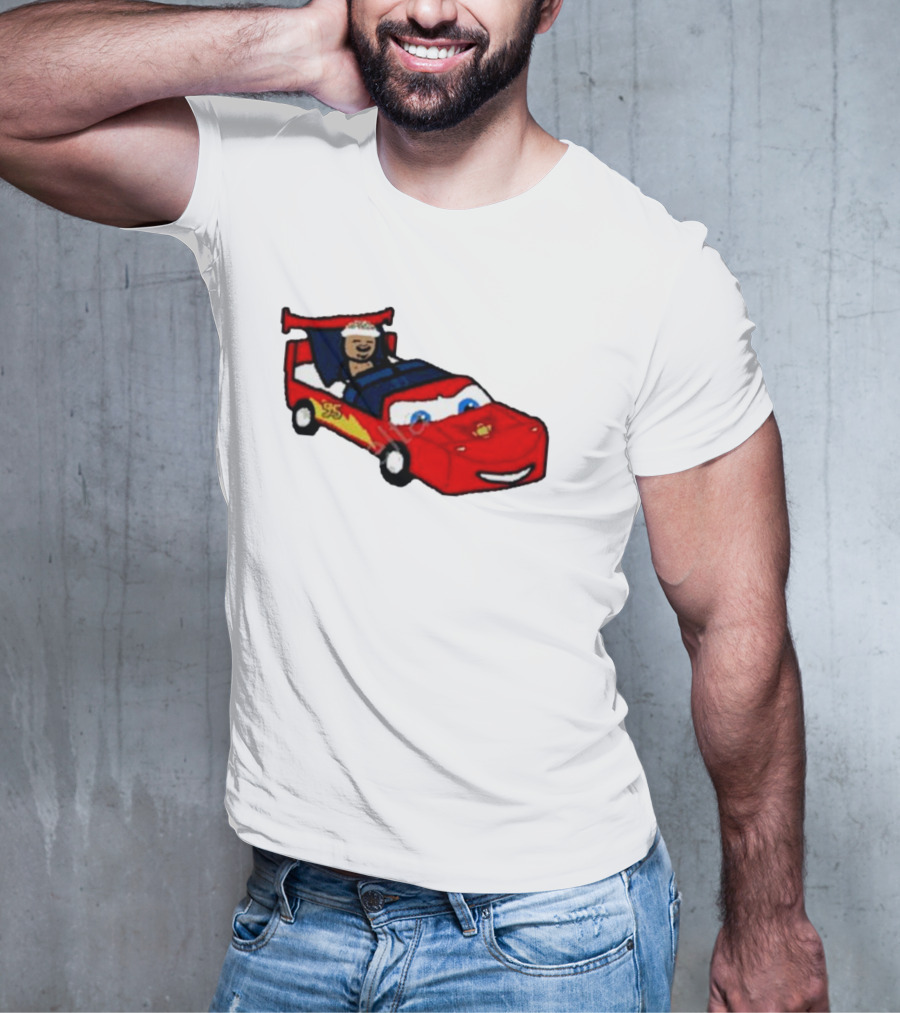 Nbapaint Kyle Snooze-ma With Racing Car T-Shirt