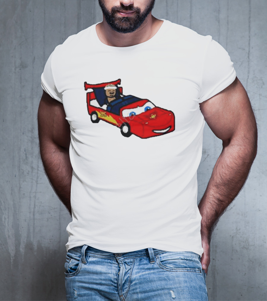 Nbapaint Kyle Snooze-ma With Racing Car T-Shirt