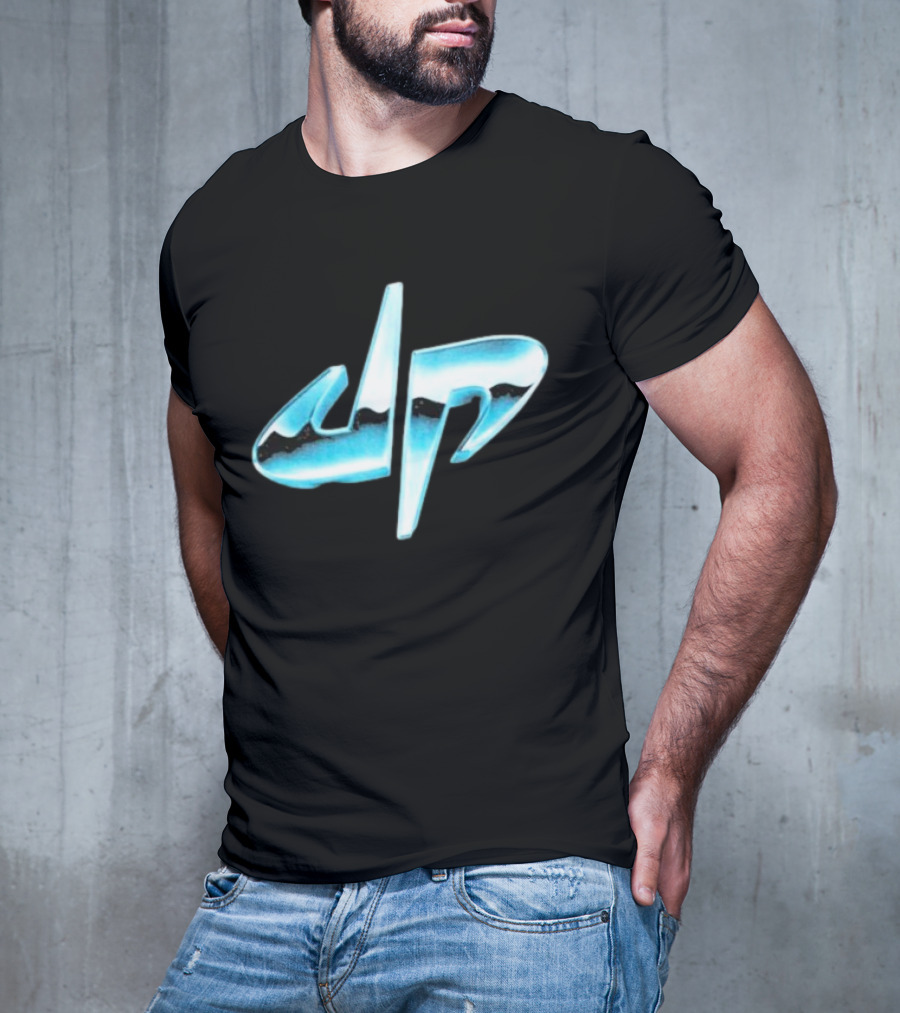 Dude Perfect DP Chrome Blue T-Shirt