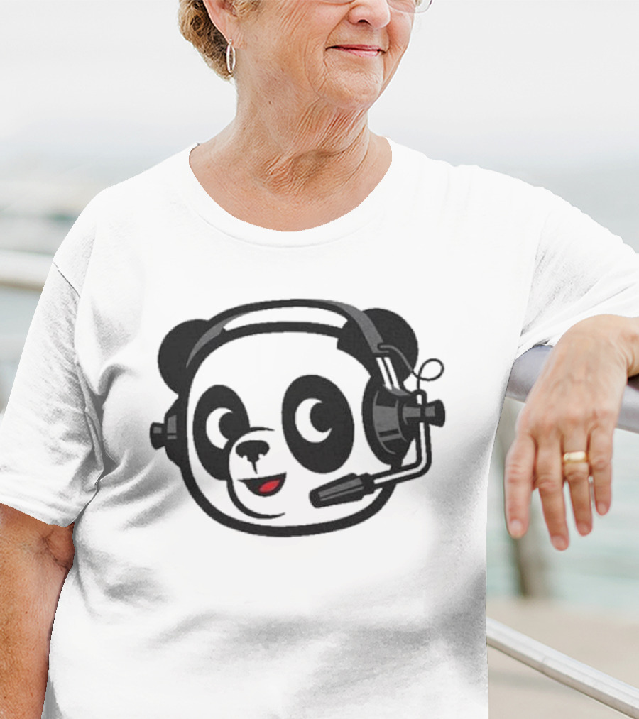 Dude Perfect Panda Headset T-Shirt