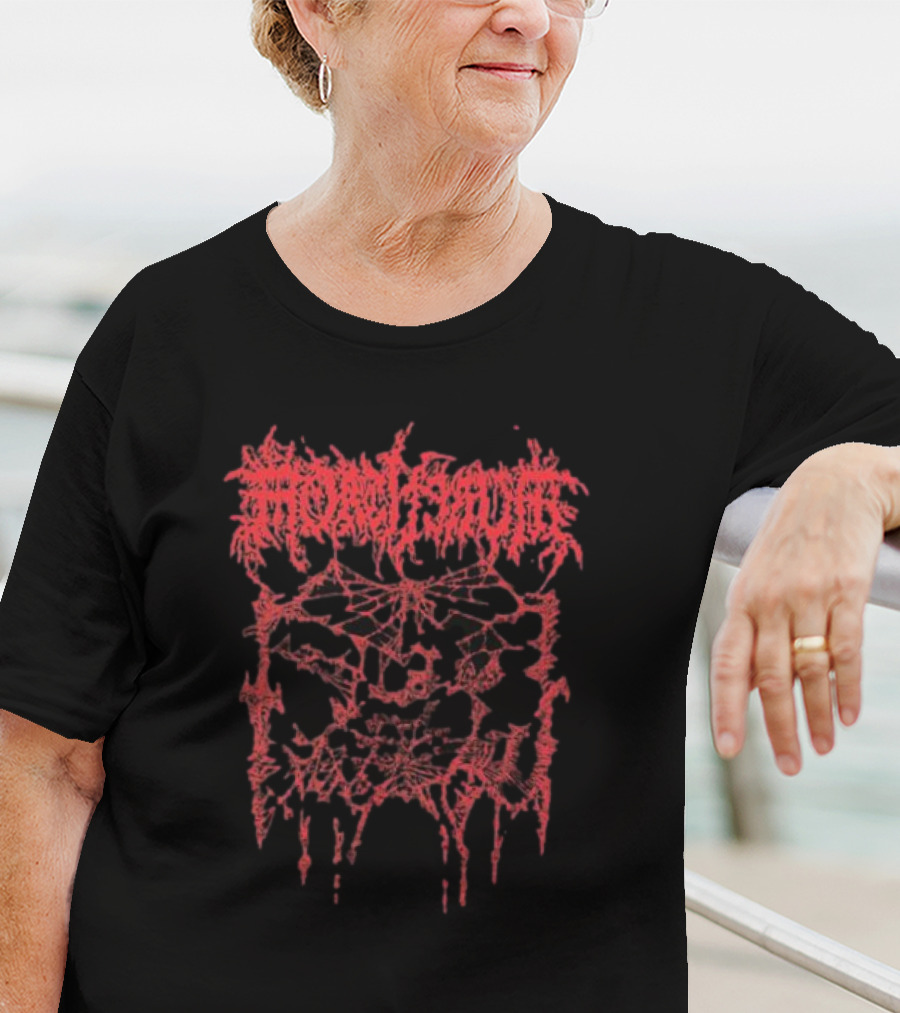 Mortiferum Red Skull Web T-Shirt