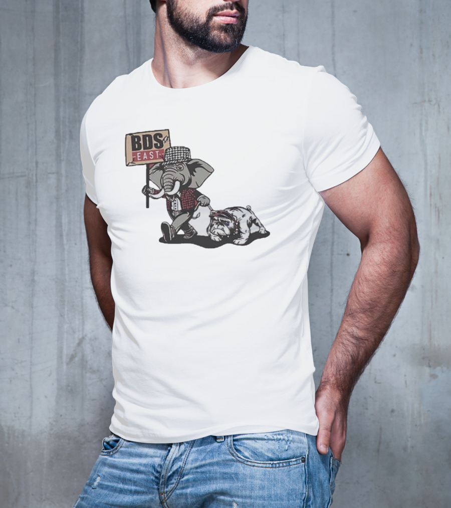 Alabama Crimson Tide Elephant With Bulldog BDS East T-Shirt