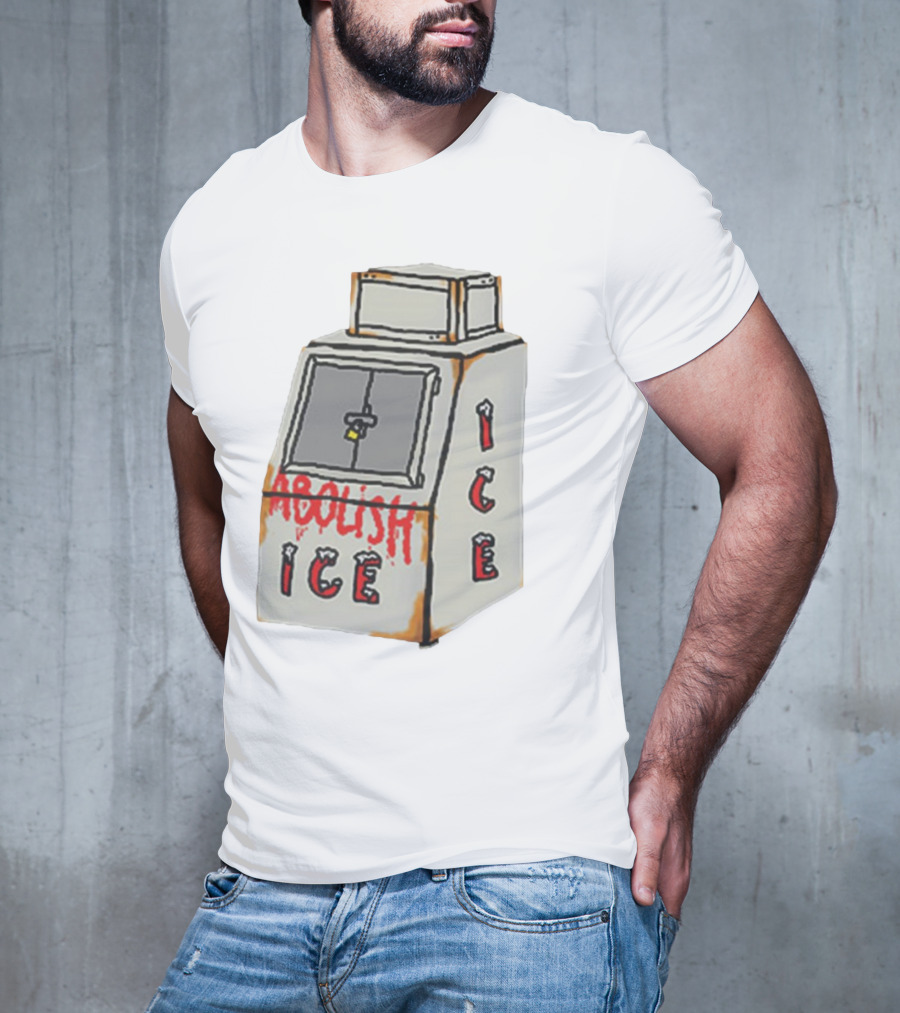 Alexandria Ocasio Cortez Abolish ICE Political Statement Freezer T-Shirt