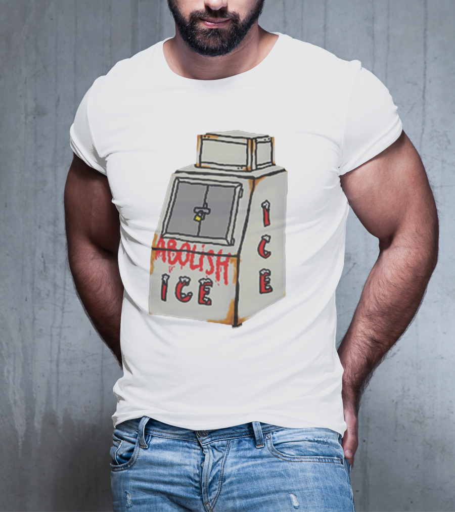 Alexandria Ocasio Cortez Abolish ICE Political Statement Freezer T-Shirt