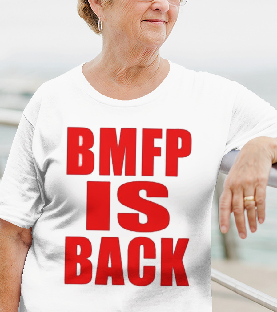 BMFP Is Back Bold Red Lettering T-Shirt