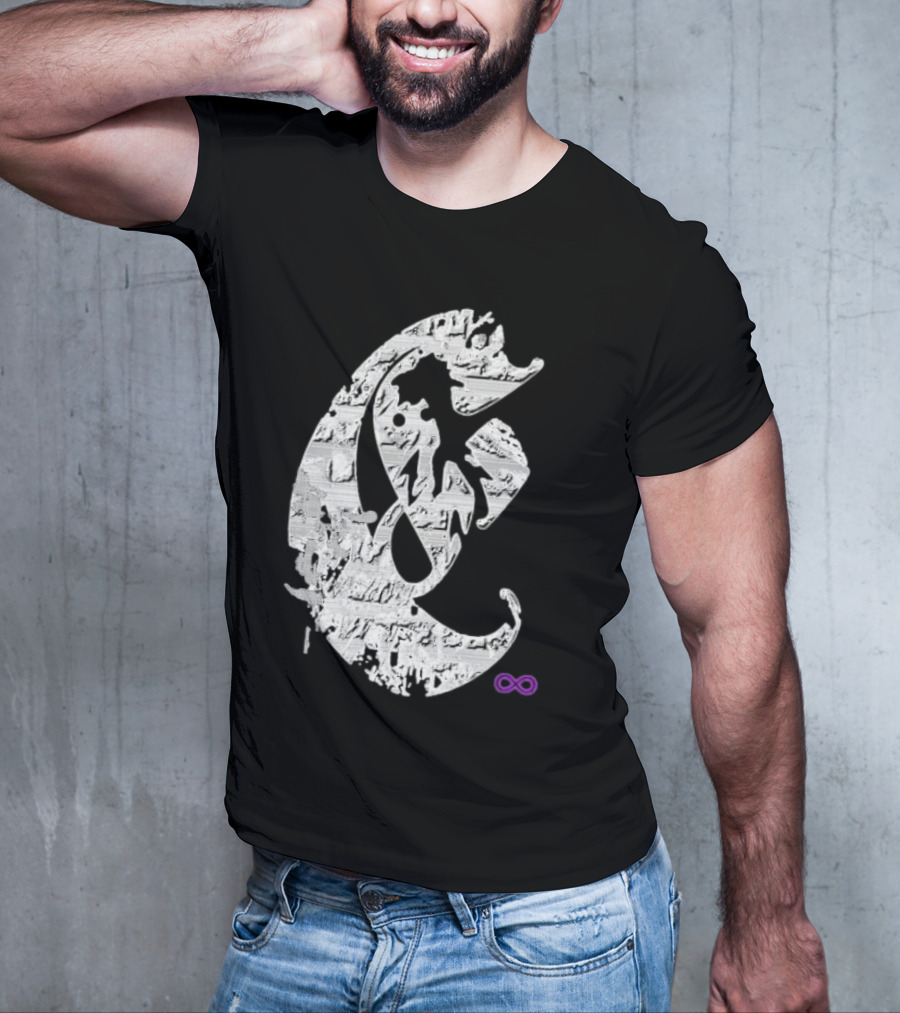 Club E By Club Eternal Infinite Symbol Grunge T-Shirt