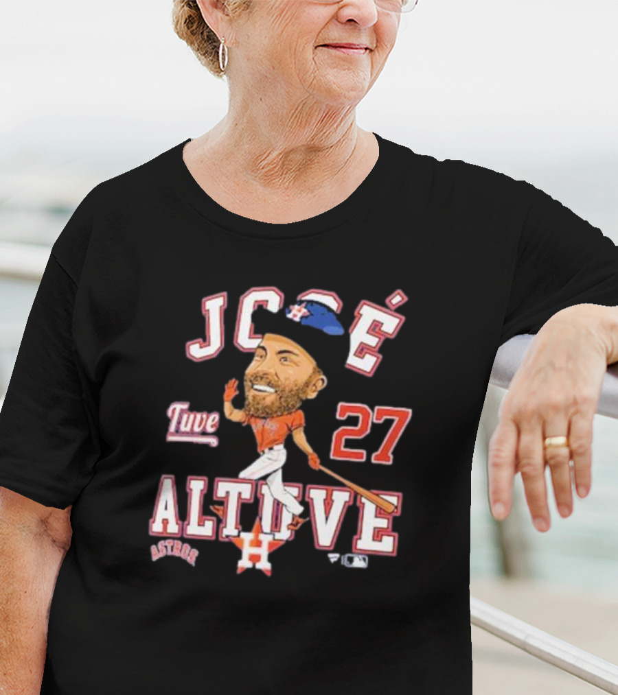 José Altuve 27 Astros Caricature T-Shirt