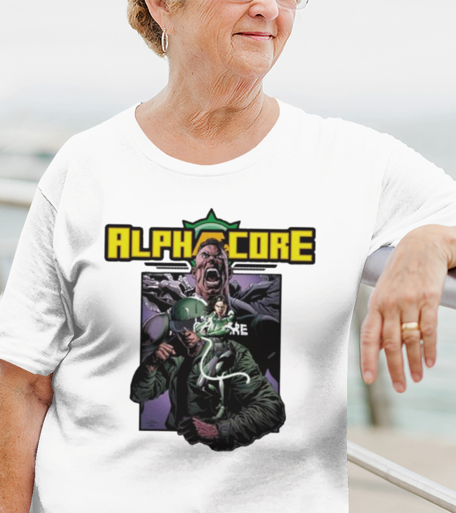 Alphacore Rippaverse Campaign Comic Characters Action Scene T-Shirt