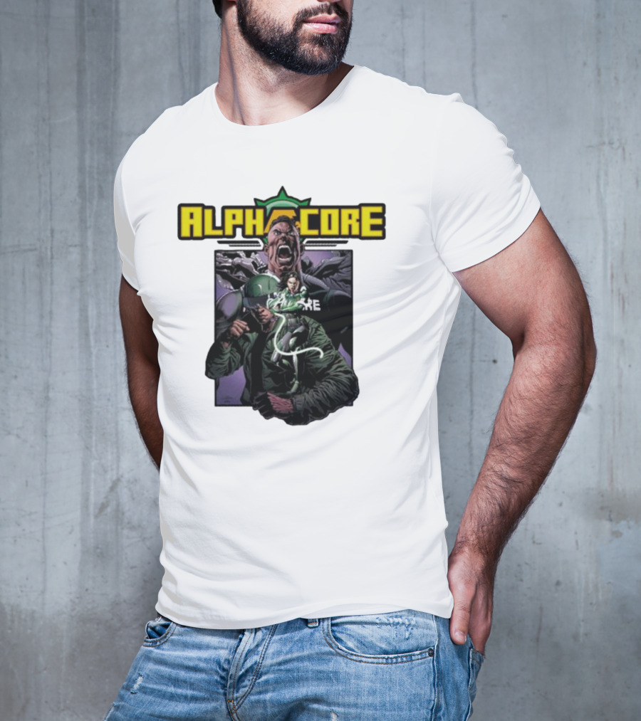 Alphacore Rippaverse Campaign Comic Characters Action Scene T-Shirt