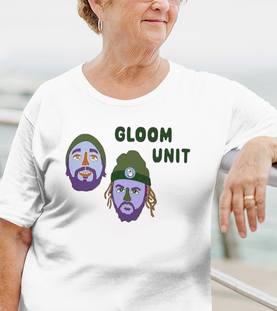 Hell’s Boomin Gloom Unit Purple Faces Green Beanies T-Shirt