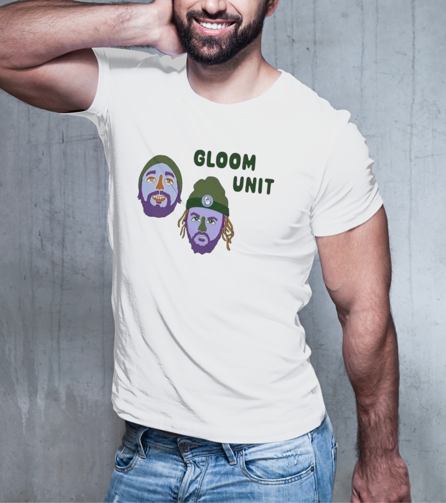 Hell’s Boomin Gloom Unit Purple Faces Green Beanies T-Shirt