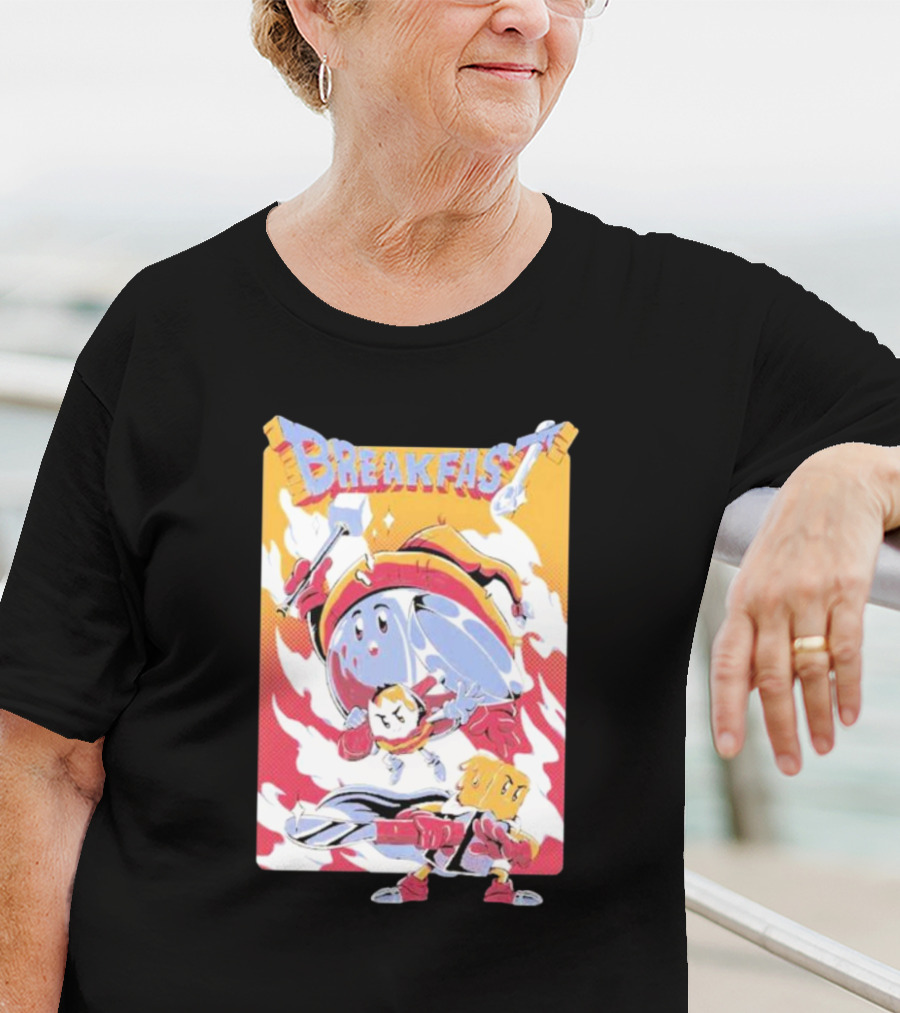 Breakfast Quest Heroes Toast Battlers T-Shirt