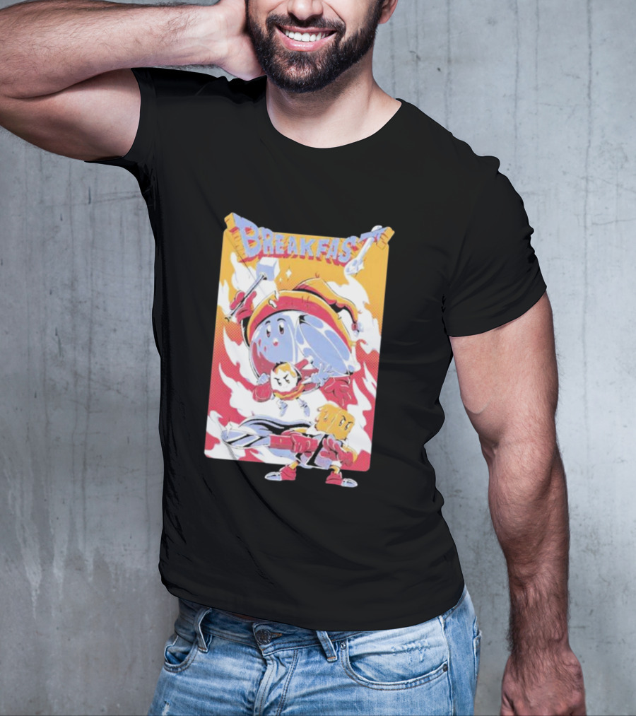 Breakfast Quest Heroes Toast Battlers T-Shirt