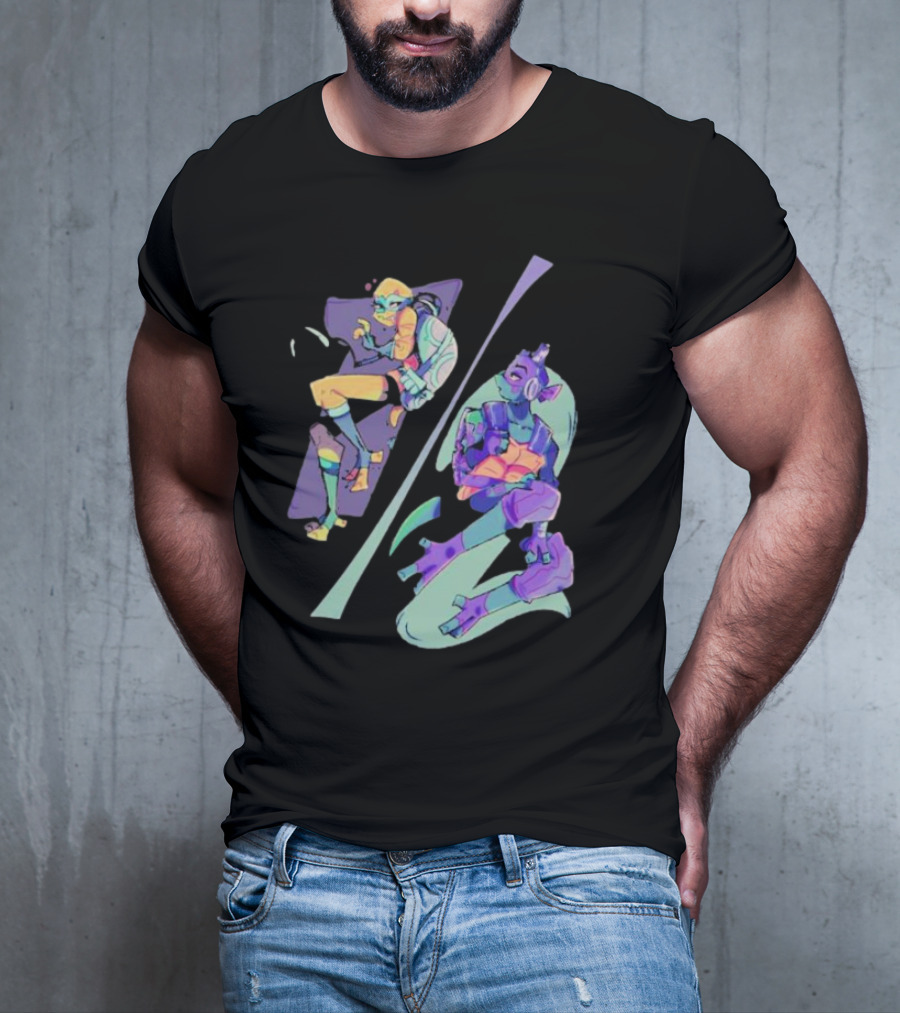 TMNT Last Ronin Leo And Don Alternate Universe Duo T-Shirt