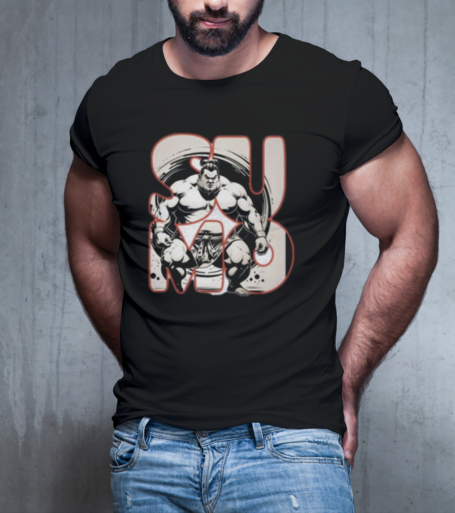 Sumo Warrior Power Bold Stance Mastery T-Shirt