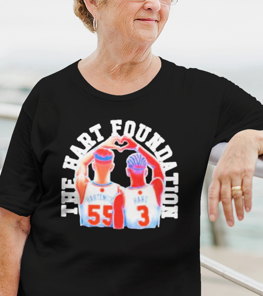 The Hart Foundation Hart Hartenstein 55 Heart 3 T-Shirt