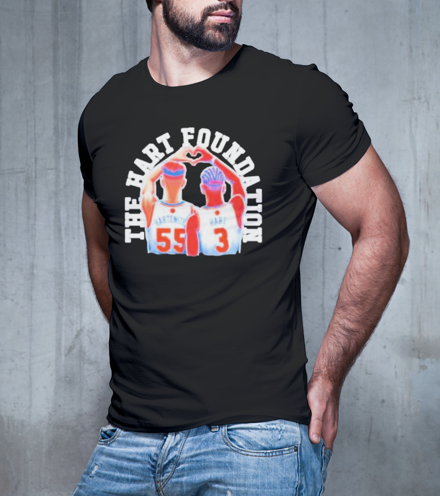 The Hart Foundation Hart Hartenstein 55 Heart 3 T-Shirt