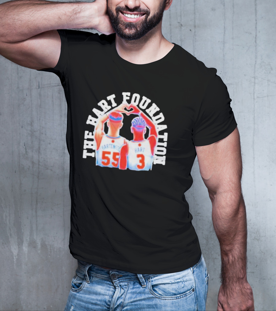 The Hart Foundation Hart Hartenstein 55 Heart 3 T-Shirt