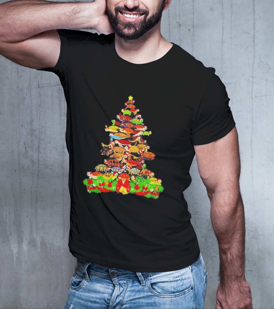 Turtles Christmas Tree Holiday T-Shirt