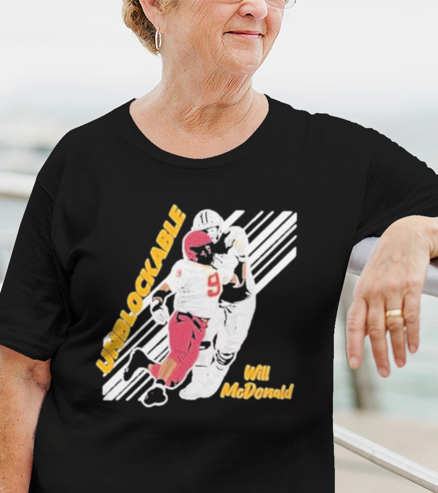Will McDonald Unblockable Football Player 9 T-Shirt