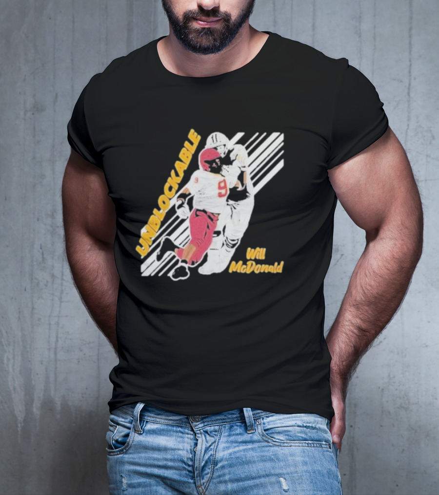 Will McDonald Unblockable Football Player 9 T-Shirt