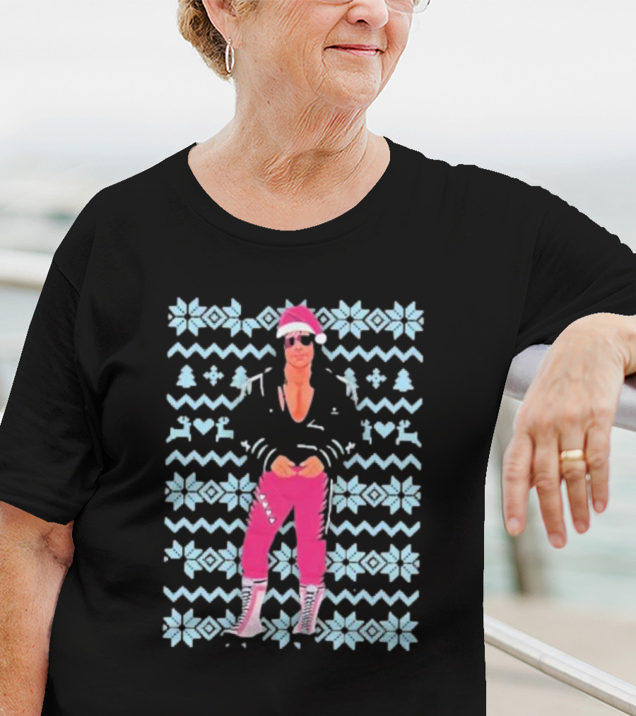 Macho Man Wrestling Ugly Christmas T-Shirt