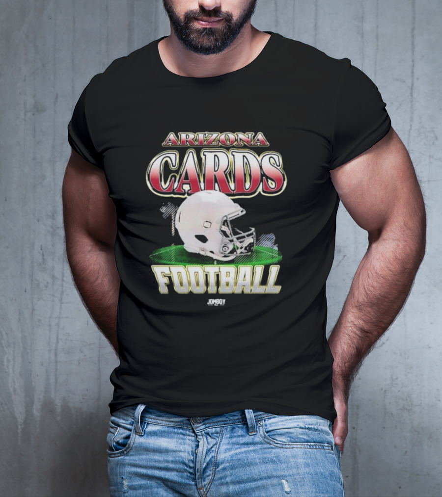 Arizona Cards Football Helmet Jomboy T-Shirt