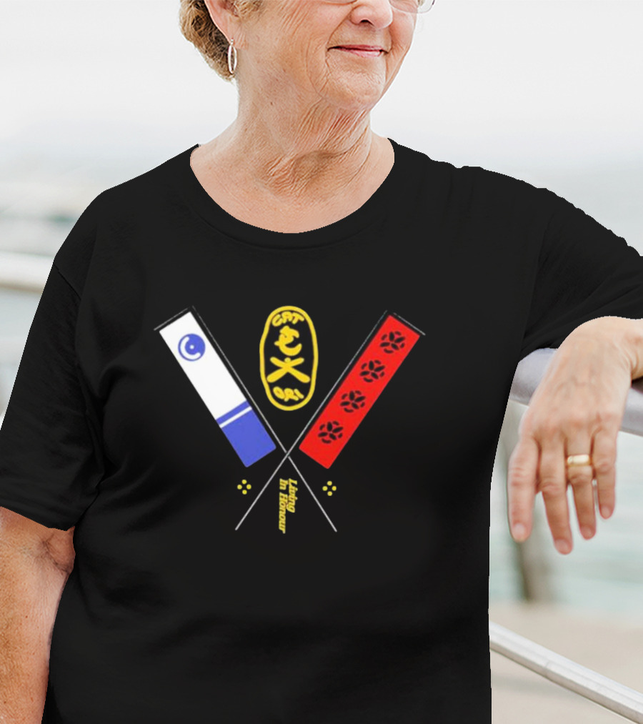 Catori Living In Honour CAT 91 Iconic Symbolic Flags With Paws T-Shirt