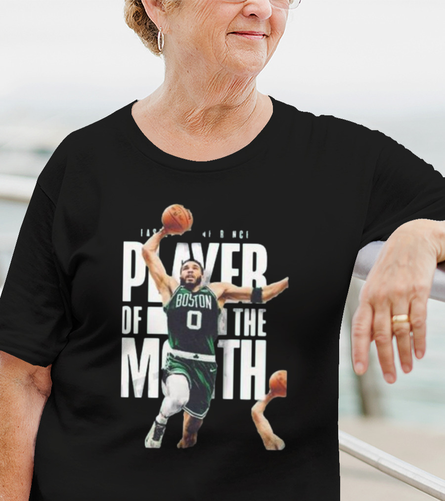 Congratulations Jayson Tatum Boston Player Of The Month Eastern Conference NBA T-Shirt