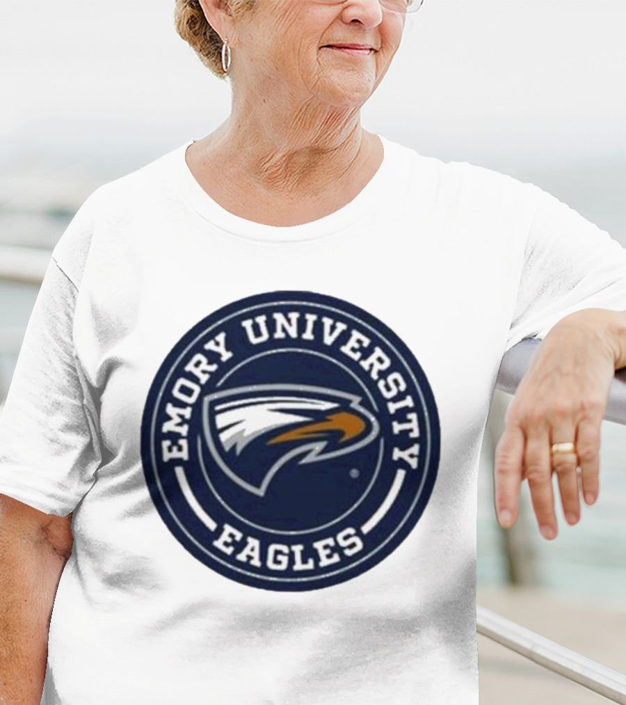 Emory University Eagles Circle Emblem T-Shirt