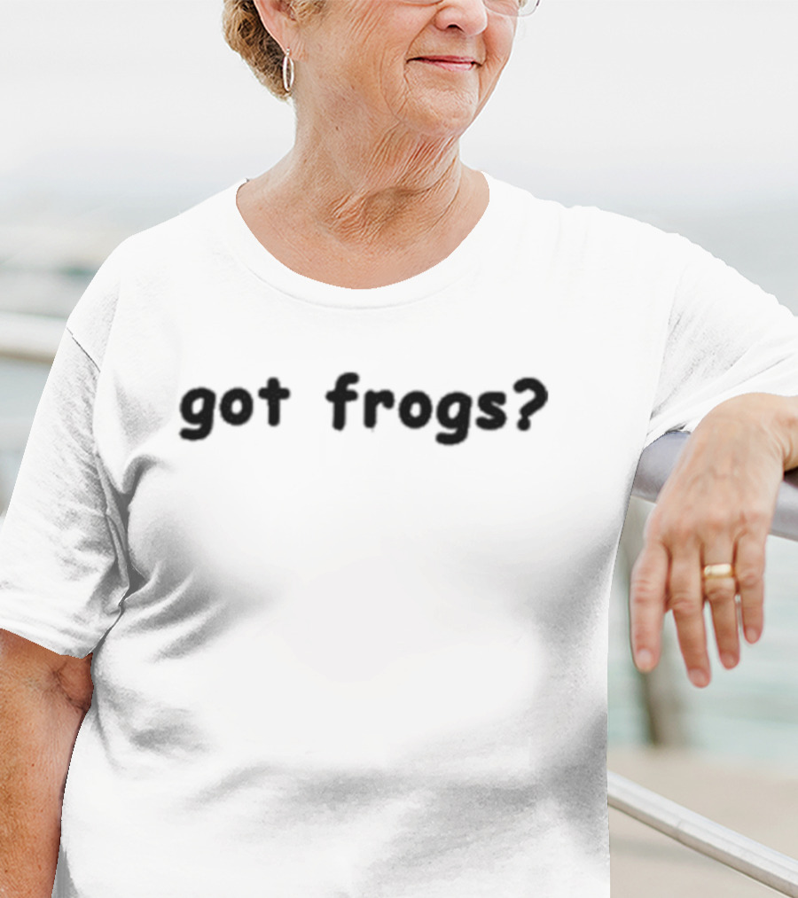 Got Frogs? Curious Amphibian Lovers Question T-Shirt