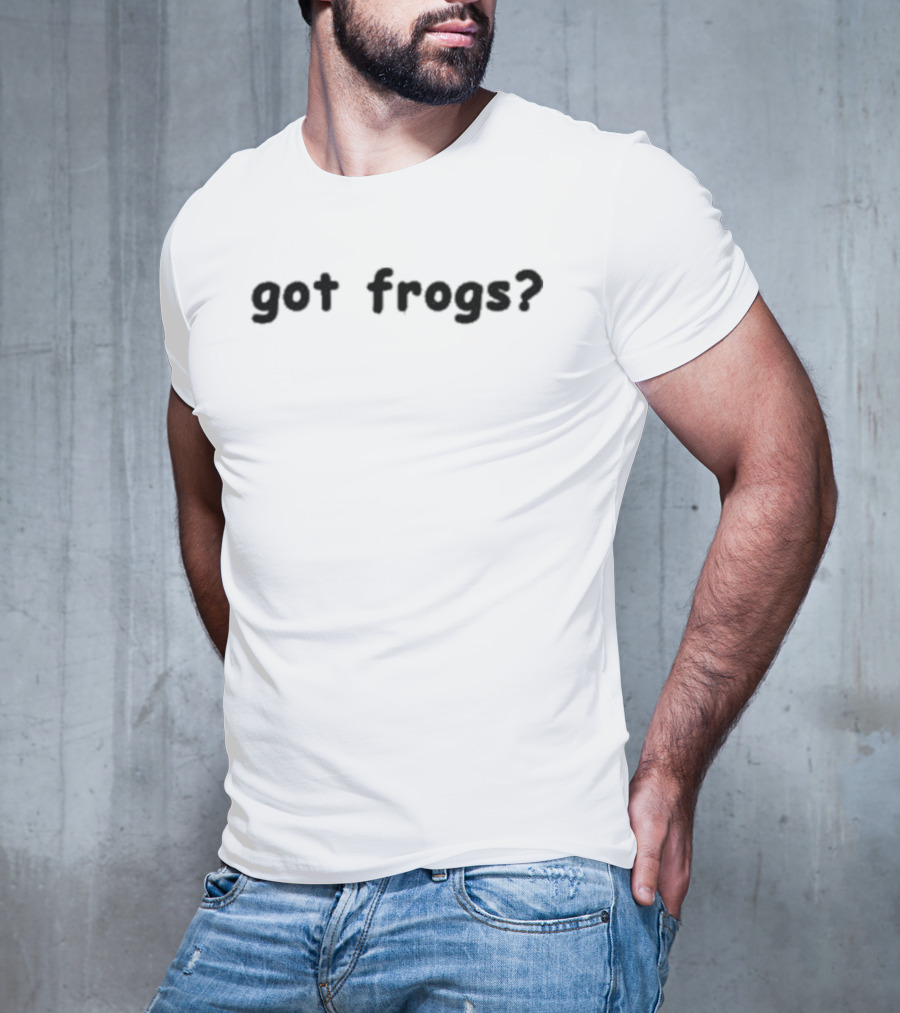 Got Frogs? Curious Amphibian Lovers Question T-Shirt